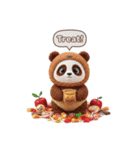 パンダちゃんのハロウィン＆クリスマス（個別スタンプ：5）