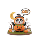 パンダちゃんのハロウィン＆クリスマス（個別スタンプ：6）