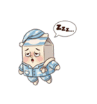 牛乳パッくんの日常（個別スタンプ：4）