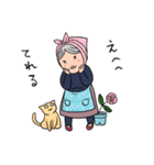 バラと茶トラとグランマと（個別スタンプ：11）