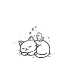 シロにゃんのスタンプ（個別スタンプ：2）