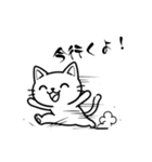 シロにゃんのスタンプ（個別スタンプ：13）