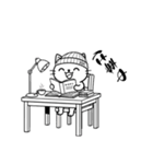 シロにゃんのスタンプ（個別スタンプ：26）