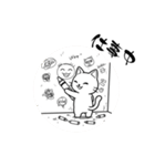 シロにゃんのスタンプ（個別スタンプ：30）