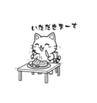 シロにゃんのスタンプ（個別スタンプ：31）
