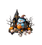 ぴよちゃんのハロウィンとクリスマス（個別スタンプ：6）