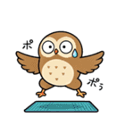 日常で使えるフクロウ達（個別スタンプ：34）