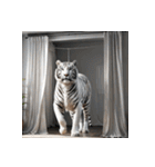 ホワイトタイガーの新日常14（個別スタンプ：6）