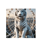 ホワイトタイガーの新日常14（個別スタンプ：7）