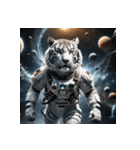 ホワイトタイガーの新日常14（個別スタンプ：9）