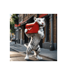 ホワイトタイガーの新日常14（個別スタンプ：15）