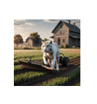 ホワイトタイガーの新日常14（個別スタンプ：17）