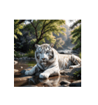 ホワイトタイガーの新日常14（個別スタンプ：29）