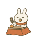 ゆるうさ 冬スタンプ（平成編）（個別スタンプ：2）