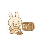 ゆるうさ 冬スタンプ（平成編）（個別スタンプ：3）