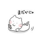 お茶目なネコの大福（個別スタンプ：5）