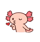 ほわほわウーパールーパー@SFW（個別スタンプ：4）