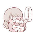 なきぼくろがあるゆるふわがーる（個別スタンプ：2）