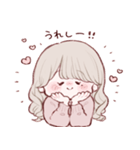なきぼくろがあるゆるふわがーる（個別スタンプ：5）