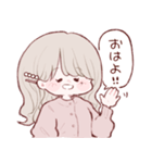 なきぼくろがあるゆるふわがーる（個別スタンプ：13）