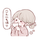 なきぼくろがあるゆるふわがーる（個別スタンプ：14）