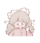 なきぼくろがあるゆるふわがーる（個別スタンプ：19）