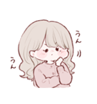 なきぼくろがあるゆるふわがーる（個別スタンプ：23）