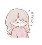 なきぼくろがあるゆるふわがーる（個別スタンプ：25）