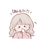 なきぼくろがあるゆるふわがーる（個別スタンプ：32）