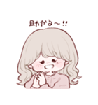 なきぼくろがあるゆるふわがーる（個別スタンプ：33）