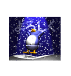 雪とペンギン（アニメーション）（個別スタンプ：12）