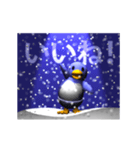 雪とペンギン（アニメーション）（個別スタンプ：15）