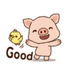 ブタくん♡毎日使える言葉スタンプ（個別スタンプ：3）