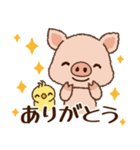 ブタくん♡毎日使える言葉スタンプ（個別スタンプ：5）