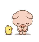 ブタくん♡毎日使える言葉スタンプ（個別スタンプ：8）
