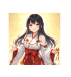 神社巫女の日常スタンプ～癒しとご奉仕～（個別スタンプ：4）