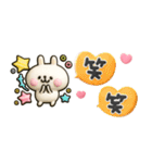 やっぱりウサギが好き♡カラフル吹き出し（個別スタンプ：33）