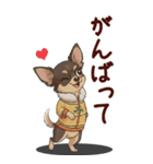 チワワちゃん達の日常会話♥BIGスタンプ♪（個別スタンプ：18）
