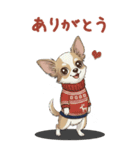 チワワちゃん達の日常会話♥BIGスタンプ♪（個別スタンプ：19）