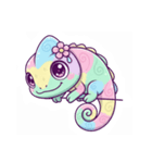 癒しのカメレオン（個別スタンプ：2）