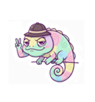 癒しのカメレオン（個別スタンプ：3）