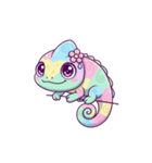 癒しのカメレオン（個別スタンプ：6）