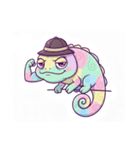 癒しのカメレオン（個別スタンプ：7）