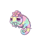 癒しのカメレオン（個別スタンプ：8）