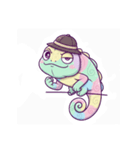 癒しのカメレオン（個別スタンプ：9）