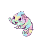 癒しのカメレオン（個別スタンプ：10）