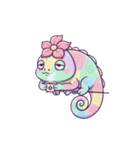 癒しのカメレオン（個別スタンプ：12）