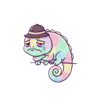 癒しのカメレオン（個別スタンプ：14）