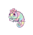 癒しのカメレオン（個別スタンプ：15）