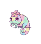 癒しのカメレオン（個別スタンプ：16）